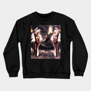 Ambient Electra [Digital Figure Drawing...Mirrored version] Crewneck Sweatshirt